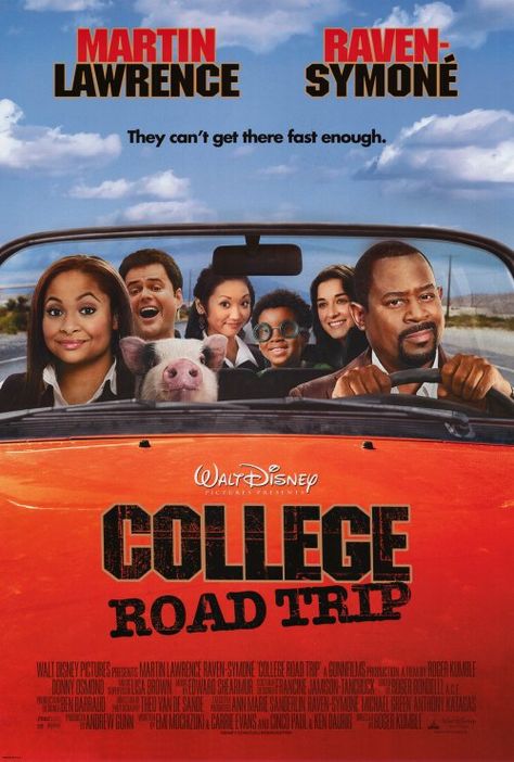 College road trip w/ Donny Osmond Road Trip Film, College Road Trip, Road Trip Movie, College Interview, Raven Symone, Disney Movie Posters, Disney College, Martin Lawrence, Movie To Watch List