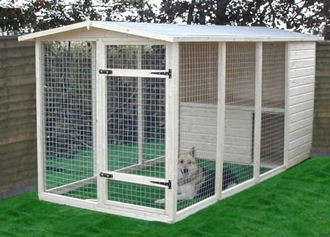 7 Easy And Low-Budgeted Dog Houses Ideas | Like It Short Dog Kennel And Run, Diy Dog Run, Kennel Ideas Outdoor, Cheap Dog Kennels, Metal Dog Kennel, Dog Kennel Cover, Diy Dog Kennel, Dog House Plans, Cat Kennel