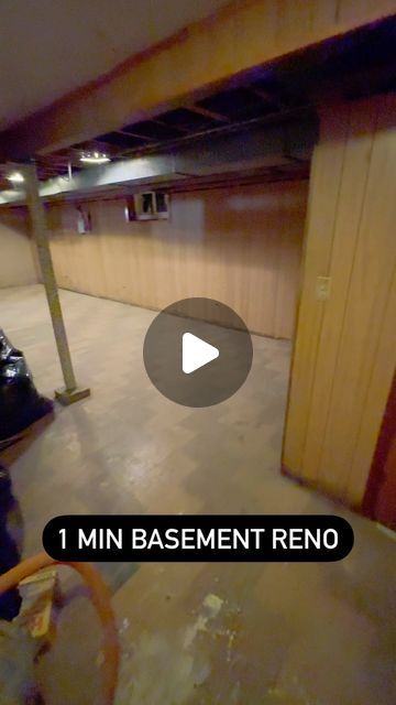 HomeDIY on Instagram: "Quick and easy update to your basement #renovation #reno #diyproject #homediy #diy #basement #basementrenovation #homeimprovement #howto #tutorial" Small Walkout Basement Ideas, Basement Porch Ideas, Quick Basement Makeover Diy, Basement Paint Colors With Black Ceiling, Turn Basement Into Apartment, Finished Basement Low Ceiling, Diy Basement Kitchenette, 700 Sq Ft Basement Ideas, Small Dark Basement Ideas