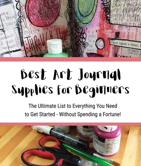 Art Journal Supplies, Art Journaling Supplies, Travel Art Journal, Art Journal Tutorial, Journaling Supplies, Mixed Media Supplies, Art Journal Techniques, Journal Supplies, Bujo Inspiration