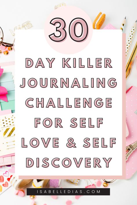 Looking for the best first steps to find yourself using journaling? Let me share with you my guided and deep 30 day journaling challenge for women, with focus on self love self discovery and mindfulness for mental health. Use my daily reflection self discovery questions and self discovery activities to kick start your self discovery journey. #journaling #prompts #questions #selflove #growth #challenge 30 Day Challenge Journal, 30 Day Writing Challenge, Journaling Challenge, Morning Journal Prompts, Morning Journal, Journal Challenge, Gratitude Journal Prompts, Daily Journal Prompts, Self Care Bullet Journal