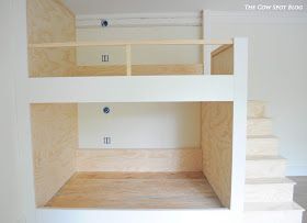 Bed Designs For Bedroom, Room Bed Ideas, Diy Bunk Beds Plans, Diy Bunk Beds, Bunk Beds For Girls Room, Bunk Bed Plan, Modern Bunk, Trending In 2023, Bed For Girls Room