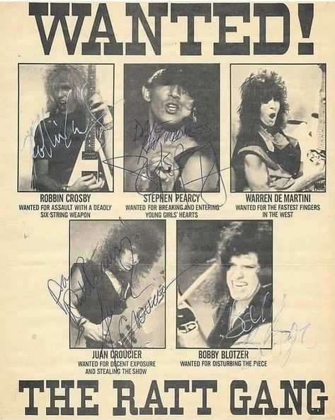 Ratt Band, 80s Metal Bands, 80s Hair Metal, Glam Rock Bands, 80s Metal, Dance Picture Poses, Childhood Pictures, Rock N Roll Art, Rock Band Posters