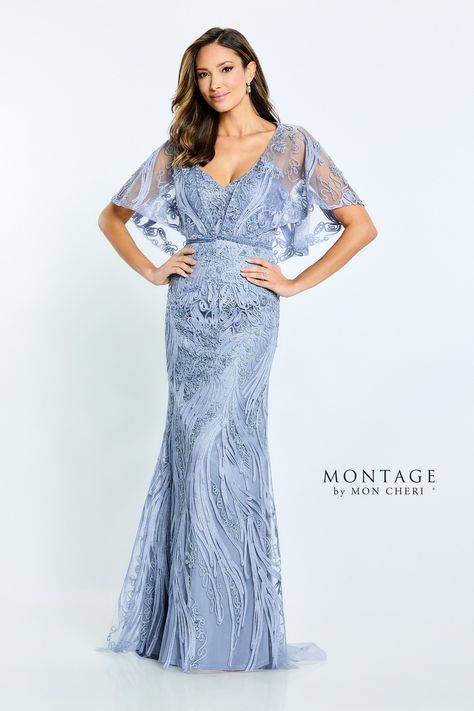 Sheath Mother Of The Bride Dress | M511 Montage By Mon Cheri, Dress Couture, Dresses Formal Elegant, Groom Dresses, Couture Candy, Evening Dresses For Weddings, Column Dress, Dress Order, Mothers Dresses