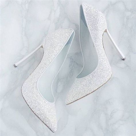 Wedding Heels Brides, Kasut Tumit Tinggi, White Heels Wedding, Metal Heels, Sparkly Wedding Shoes, Bride Heels, Hak Tinggi, Ankle Strap Chunky Heels, Wedding Pumps