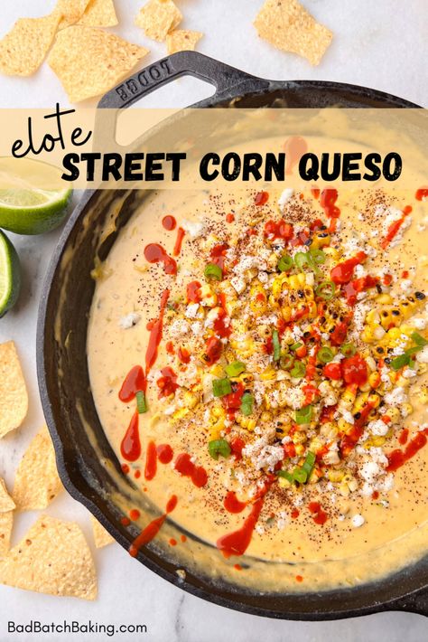 Elote Queso, Slow Cooker Mexican Street Corn, Corn Queso, Corn Elote, Cheesy Corn Dip, Frito Chili, Street Corn Dip, Chili Cheese Dip, Mexican Street Corn Dip