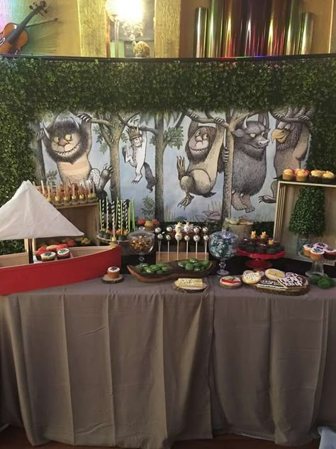 Wild Things Are Birthday Party, Wild Things Party, Wild Baby Shower, Cat Themed Parties, Wild Birthday Party, Boys First Birthday Party Ideas, Boys 1st Birthday Party Ideas, Baby Boy 1st Birthday Party, Twins 1st Birthdays