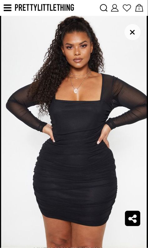 Floral Wide Leg Trousers, Leslie Sidora, Plus Size Cocktail Dresses, Ruched Bodycon Dress, Black Women Fashion, Mid Size, Curvy Girl Fashion, Plus Sized, Moda Plus