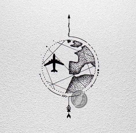 Aircraft Tattoo Ideas, Pilot Tattoo Ideas, Aviation Tattoos For Men, Aviation Tattoo Pilots, Aeroplane Tattoo, Aeroplane Drawing, Aircraft Tattoo, Aviation Tattoo, Pilot Tattoo