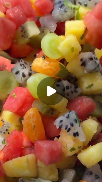 The flavor of health on Instagram: "GLOWING SKIN FRUIT SALAD (collagen booster!!) by @healthygirlkitchen 🍓🍉🍊🍍🫐💦🥥
follow @theflavorofhealth for more healthy recipes!

What you need:
Strawberries
Watermelon
Yellow dragonfruit
Clementines
Kiwi
Green grapes
Pineapple
Lime and mint

Feel free to use any fruit that you love and is accessible to you! Make as much or as little as you like, I like to make a big batch so that my family can enjoy all week, even my 11 month old gobbles this up. I call him a fruit monster! lol

You will notice a big difference in your skin 🧘🏻‍♀️ if you eat more fruit, it’s so incredibly hydrating and the vitamin C, and other vitamins and minerals nourish your skin from the inside out!

#fruitsalad #healthyfood #fruit #vegan #plantbased #easyrecipes #healthyrec Fruit Salad With Kiwi, Fruit Monster, Ways To Eat Kiwi, Fruit Salad Mint Honey Lime, Fruit Salad With Mint And Honey, Snapple Kiwi Strawberry, Collagen Booster, Green Grapes, Cooking Basics