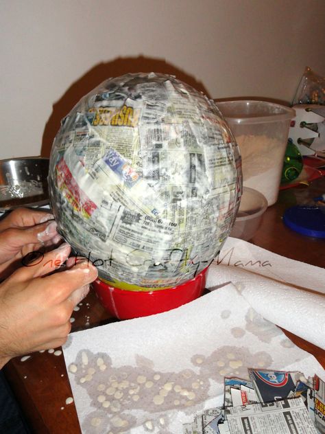 Pinatas!! Part 1: The making of Paper Mache Recipe, How To Make Pinata, Planet Crafts, Ninja Turtle Costume, Globe Crafts, Making Paper Mache, Turtle Costumes, Turtle Party, Paper Mache Crafts