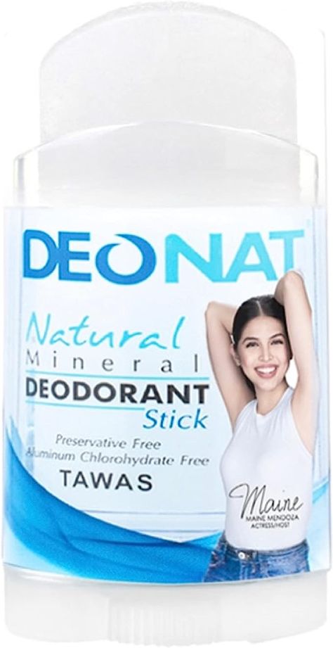 Deonat Natural Mineral Deodorant Stick 100g (Natural) Maine Mendoza, Natural Number, Deodorant Stick, Natural Branding, Baking Accessories, Natural Deodorant, Natural Minerals, Deodorant, Skin Care