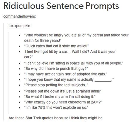 dialogue prompt: Sentence Prompts, Comics Sketch, Writing Prompts Funny, Story Writing Prompts, Book Prompts, Writing Prompts For Kids, Writing Things, Picture Writing Prompts, Writing Dialogue Prompts