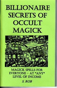 BILLIONAIRE SECRETS OF Occult Magick Book - Etsy Denmark - #EmotionalBalance #StressReduction #CreativeMind #ThetaWaves #DailyMeditation #MentalHarmony #BillionaireBrainWave Metaphysical Books, Money Spells That Work, Good Luck Spells, Luck Spells, Occult Books, Magick Book, Money Magic, Recommended Books To Read, Money Spells