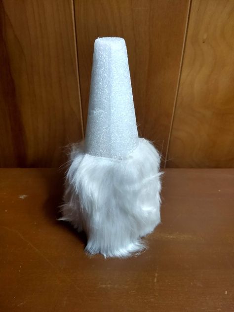 Valentine’s Day Gnome DIY – Myriad of Marvels Styrofoam Cone Gnome Diy, Huge Beard, Craft Trends, Gnome Diy, Tan Paint, Easy Valentine Crafts, Diy Crafts For Adults, Gnomes Diy, Gorilla Glue