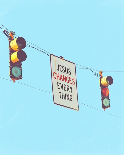 Jesus changes EVERYTHING 🚦 • My #pcmchallenge for this week - what do you think? 👀 Jesus Changes Everything, Sign From God, Christian Music Playlist, Sabbath Quotes, Christian Graphics, Playlist Covers Photos, Music Cover Photos, Bible Verse Background, Christian Love