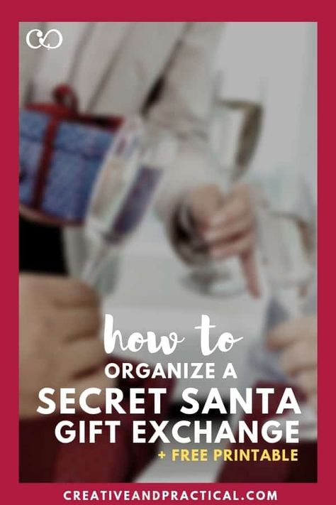 You want to read this post if you're the one organizing your office's secret Santa gift exchange. #giftexchange #creativeandpractical #secretsanta #gifts #organizetheholidays #hasslefreeholidays How To Organize Secret Santa At Work, How To Reveal Secret Santa, Secret Santa Office Ideas, Secret Santa Rules For Work, Office Secret Santa Ideas, Secret Santa Rules, Work Secret Santa, Office Secret Santa, Secret Santa Gift Exchange