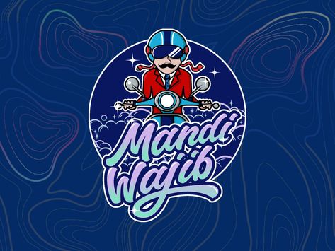 motorcycle wash logo by tiga satu Steam Motor, Motor Logo, Logo X, Logo Templates, Design Logo, Creative Professional, Oasis, Steam, Logo Design