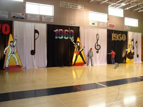 Formal Dance Decorations, Homecoming Dance Themes, School Dance Decorations, Decades Dance, Decade Dance, Dancing Through The Decades, School Dance Themes, Homecoming Decorations, Decades Party