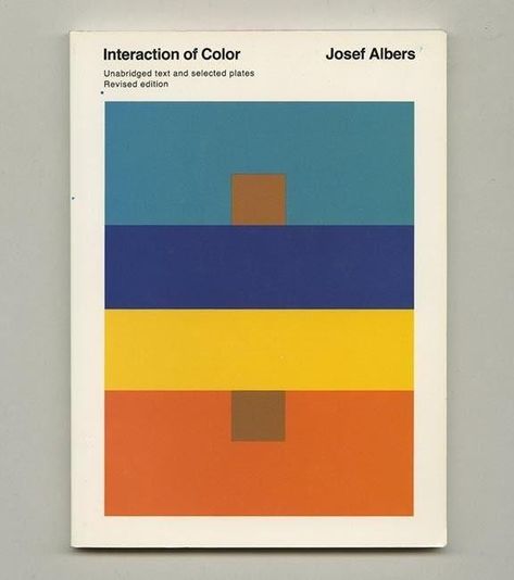 1975 Josef Albers INTERACTION OF COLOR Classic BAUHAUS Color Theory Design Book | #1787366914 Bauhaus Book Design, Albers Josef, Color Theory Design, Interaction Of Color, Bauhaus Colors, Joseph Albers, Color Poster, Black And White Illustrations, Bauhaus Poster