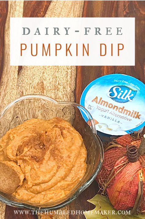 Dairy Free Pumpkin Dip, Dairy Free Pumpkin Pie Dip, Vegan Pumpkin Dip Dairy Free, Pumpkin Dip Healthy, Vegan Pumpkin Dip, Dairy Free Apple Dip, Gluten Free Dairy Free Dip, Dairy Free Dip Recipes, Pumpkin Fluff Dip