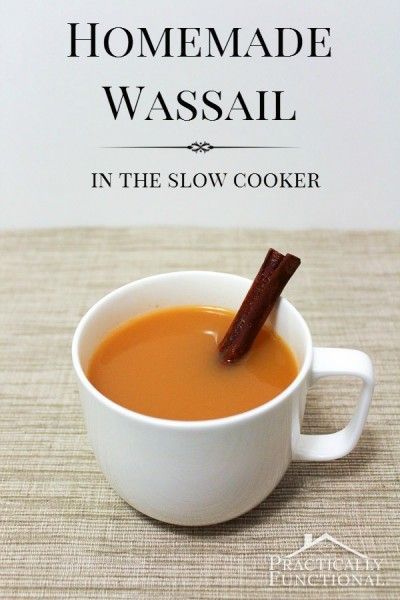 Homemade WassailDelish Hot Wassail Recipe, Wassail Recipe Easy, Slow Cooker Drinks, Wassail Recipe, Holiday Party Drinks, Cider Recipe, Fall Drinks, Holiday Sparkle, Holiday Drinks