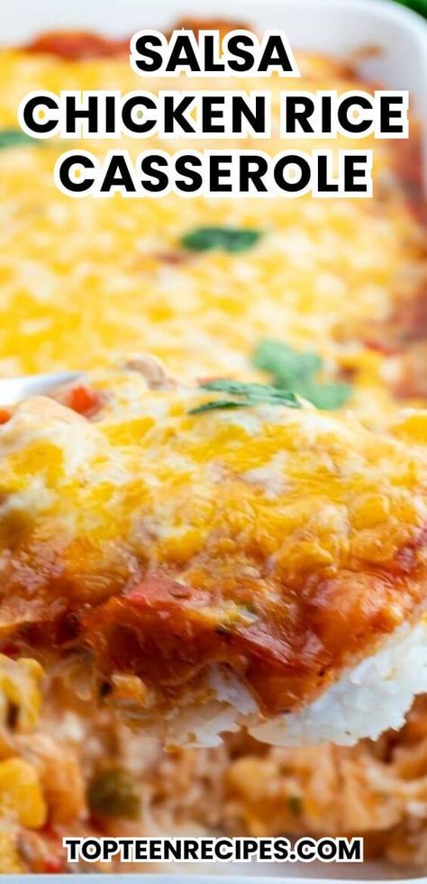 Emergency Chicken Rice Casserole, Chicken Rice Salsa Casserole, Salsa Chicken Rice Casserole, Chicken And Rice Casserole Recipes Easy, Best Chicken And Rice Casserole, Chicken Rice Casserole Easy, Chicken Casserole With Rice, Rice And Chicken Casserole, Salsa Chicken And Rice