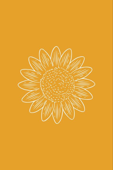 Mundo Hippie, Sunflowers Background, Iphone Wallpaper Lights, Wallpaper Doodle, Sunflower Wallpaper, Theme Background, Apple Watch Wallpaper, Yellow Wallpaper, Cute Patterns Wallpaper