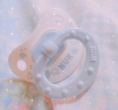 Blue Pacifier Aesthetic, Aesthetic Pacifier, Pacifier Aesthetic, Space Pacifier, Kawaii Pacifier, Cute Pacifiers, Blue Pacifier, Nuk Pacifier, Pacifier Design