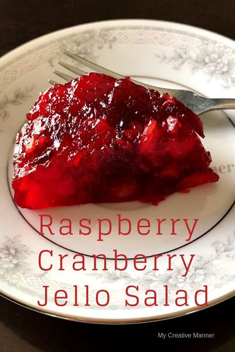 Recipe For Thanksgiving Dinner, Whole Cranberry Sauce, Cranberry Sauce With Orange, Raspberry Jello Salad, Dessert For Thanksgiving, Cranberry Jello Salad, Raspberry Jello, Cranberry Salad Recipes, Congealed Salad