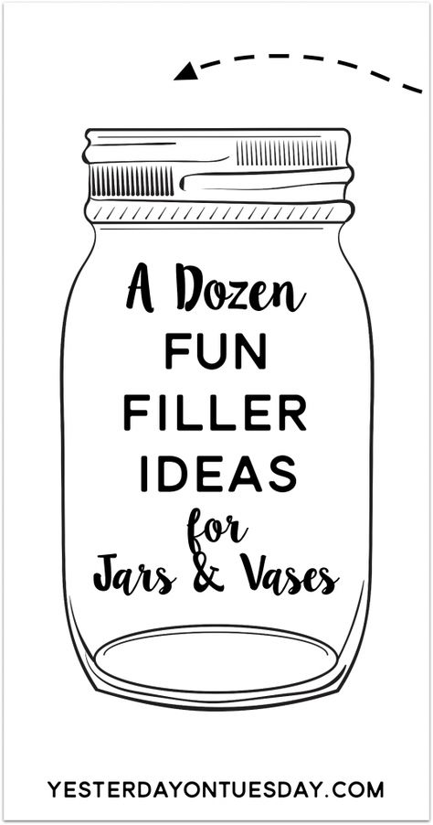 What To Put In Jars For Decoration, What To Fill Glass Jars With Decor, Uses For Glass Jars, Cute Jar Ideas, Things To Put In Jars, What To Do With Glass Jars, Ideas For Glass Jars, Jar Filler Ideas, Decorate Jars