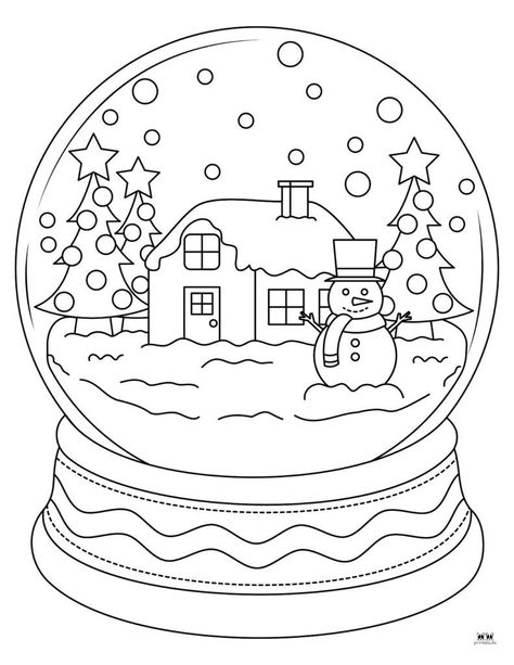 Get To Know You Coloring Sheet, Coloring Pages January, Winter Holiday Coloring Pages, Snow Globe Drawing Ideas, Snowglobe Coloring Page, Hibernation Coloring Pages, Snow Globe Coloring Pages Free Printable, Winter Coloring Pages Preschool, Snow Globes Drawing