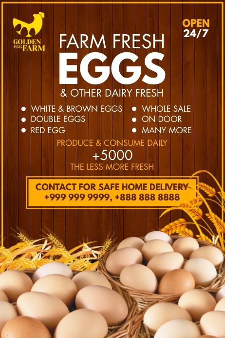 Eggs Retail Banner 2021 Poster Template Egg Selling Ideas, Egg Advertising Design, Egg Poster Design, Egg Advertising, Egg Business, National Egg Day, Egg Poster, Selling Eggs, Egg Logo