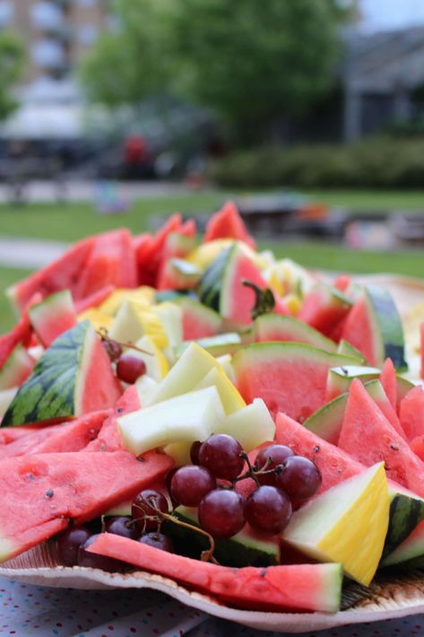 Summer Cottage, Fruit Salad, Garden Party, Salad, Dessert, Fruit, Cake, Essen