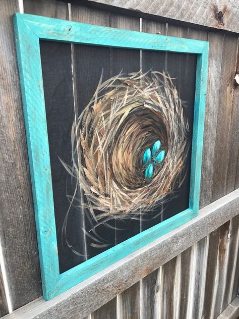 Painting Screens, Window Screen Crafts, Painted Pallets, Painted Window Screens, Springtime Art, Painted Screens, Painting Windows, Nest Painting, Old Window Screens