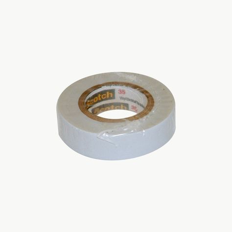 3M Scotch 35 Polyvinyl Chloride Color Coding Electrical Tape, 0 to 221 Degree F, 1250V/mil Dielectric Strength, 20' Length x 1/2" Width, Gray Electrical Tape, Polyvinyl Chloride, Scotch, Color Coding, Electricity, Coding, Grey, Color