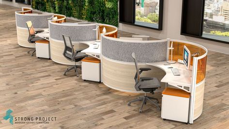 Built In Office Cabinets, Built In Office, Modern Office Cubicle, Desk Cabinets, Architect Office Interior, Italian Office Furniture, Modern Office Furniture Design, Starter Ideas, Cubicle Design