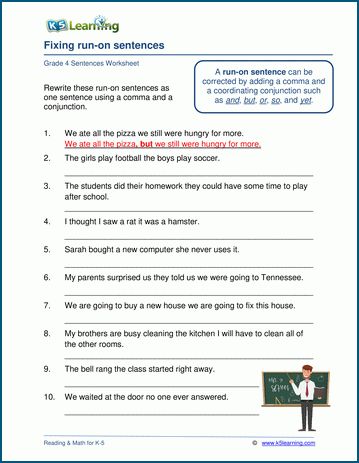 Students will practice making their own sentences about the moon using a comma and conjunction like they did on the worksheet. Compound Sentences Worksheets, Compound Subjects And Predicates, Compound Sentence, Sentence Worksheet, Complex Sentences Worksheets, Compound Subject, Combining Sentences, Grammar Sentences, Sentence Fragments