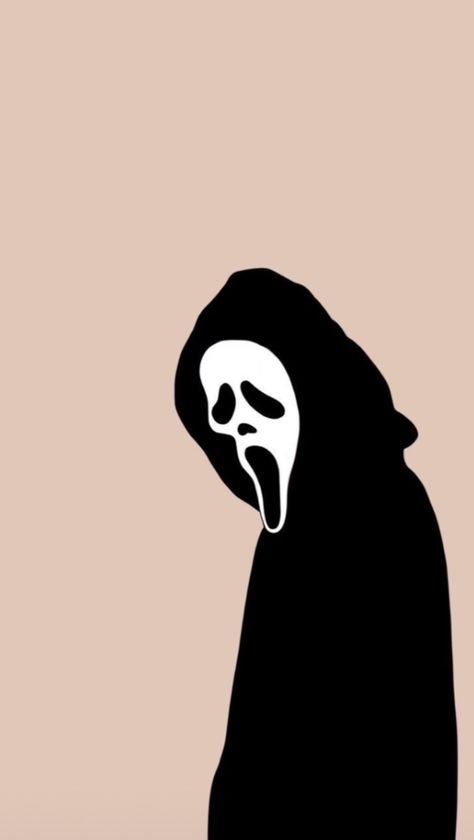 Halloween Wallpaper Iphone Aesthetic Dark, Scary Movie Ghostface, Ghostface Wallpaper, Ghost Face Wallpaper Aesthetic, Iphone Drawing, Doberman Tattoo, Helloween Wallpaper, Digital Mixed Media, Movie Journal