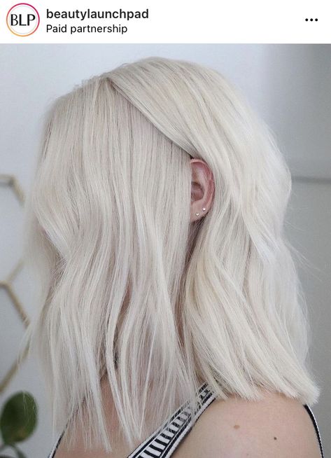 Soft White Blonde Hair, White Shoulder Length Hair, Platinum Pearl Hair, Bright White Hair, Nordic White Hair, White Blonde Hair Aesthetic, White Blonde Short Hair, White Blonde Hair Pale Skin, Platimun Blonde Hair