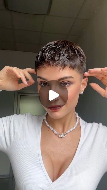 Short Pixie Undercut Hairstyles Edgy, Very Short Undercut Pixie, Super Short Womens Haircuts, Chemo Hair Growing Out Styles, Hair Colour Short Hair, Short Spiked Hair For Women Over 50, Short Queer Hair, Womens Buzzcut, Short Punk Hair Pixie