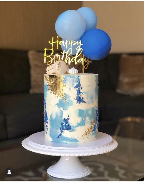 Liver And Gallbladder, Biodegradable Wedding, Blue Birthday Cakes, 18th Cake, Teen Cakes, Gold Birthday Cake, Elegant Birthday Cakes, 16 Birthday Cake