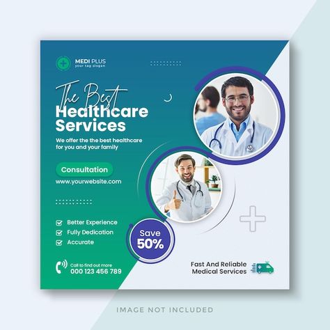 Medical healthcare social media post and... | Premium Psd #Freepik #psd #banner #flyer #business #design Webinar Ads, Healthcare Social Media, Medical Posters, Media Poster, Banner Design Inspiration, Health Post, Digital Marketing Design, Sports Design Inspiration, Social Media Post Template