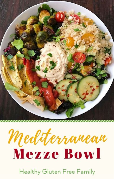 Mediterranean Mezze, Mediterranean Bowl, Mediterranean Recipes Healthy, Vegetarian Bowls, Power Bowl Recipe, Tabbouleh Recipe, Lunch Bowls, Mediterranean Bowls, Quinoa Tabbouleh