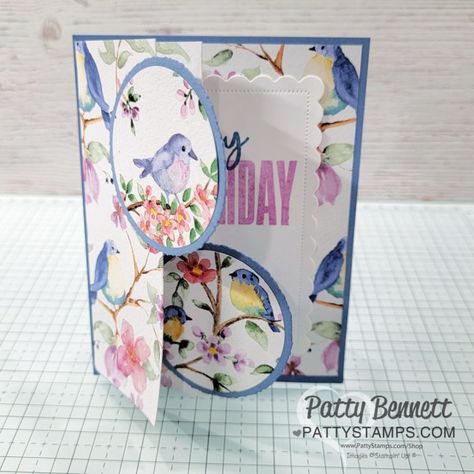 2 4 6 8 Fun Fold Card, Thoughtful Expressions, Patty Bennett, Handcrafted Cards, Free Stamps, Fun Folds, Masculine Birthday Cards, My Live, Card Sentiments