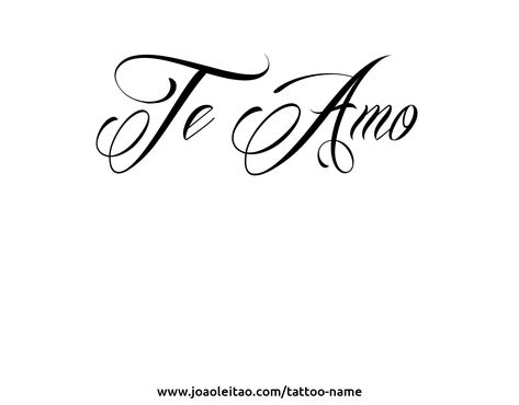 Te Amo In Cursive, Name Creator, Handwriting Examples, Own Tattoo, Meaningful Tattoo Quotes, Create Your Own Tattoo, Tattoo Name, Tattoo Outline Drawing, Meaningful Tattoo