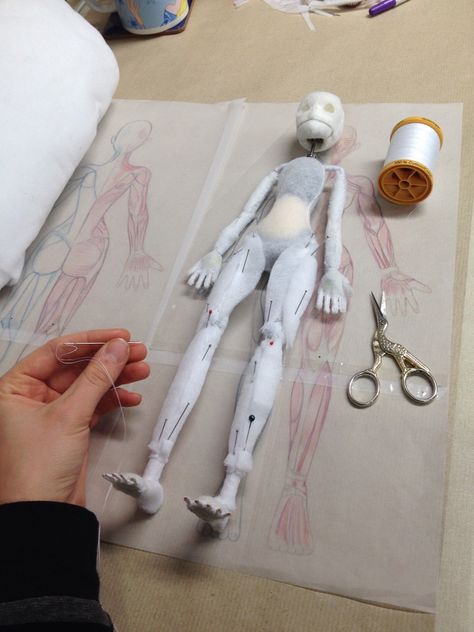 How To Make A Puppet Diy, Stop Motion Puppet Making, Stop Motion Doll, Puppet Sculpture, Art Puppet, Diy Puppet, Making A Doll, Custom Puppets, Coraline Doll