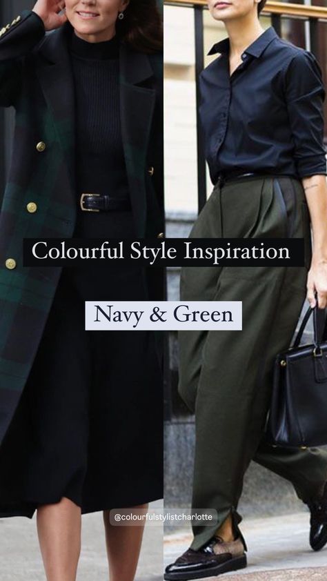 7 Chic Navy Combinations for an Effortless Autumn/Winter Wardrobe Monochrome Outfits For Women, Navy And Green Outfits, Navy Blue Pants Outfit Women, Trousers Outfit Winter, Colorful Style Inspiration, Navy Blue Pants Outfit, Navy Wide Leg Trousers, Blue Pants Outfit, Wide Leg Trousers Outfit