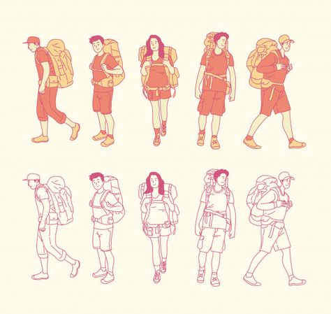 Carrying A Backpack Reference, How To Draw Backpacks On People, Backbag Drawing, Holding A Backpack Pose, Wearing Backpack Reference Drawing, Wearing A Backpack Reference, Person With Backpack Drawing, Holding Backpack Straps Reference, Walking With Backpack Reference