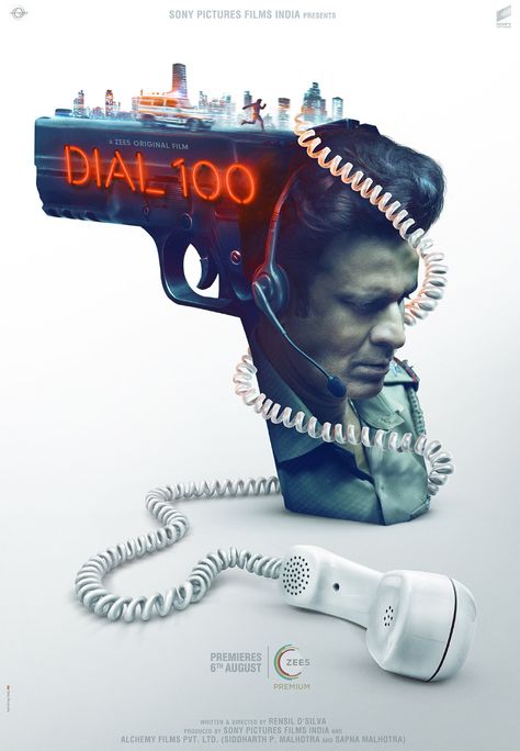 DIAL 100 4th poster on Behance Creative Movie Poster Design, Photoshop Ideas Creative Poster, 3d Movie Poster, Movie Poster Photoshop, Tech Poster, John Witherspoon, Album Artwork Cover Art, Fashion Poster Design, Best Movie Posters